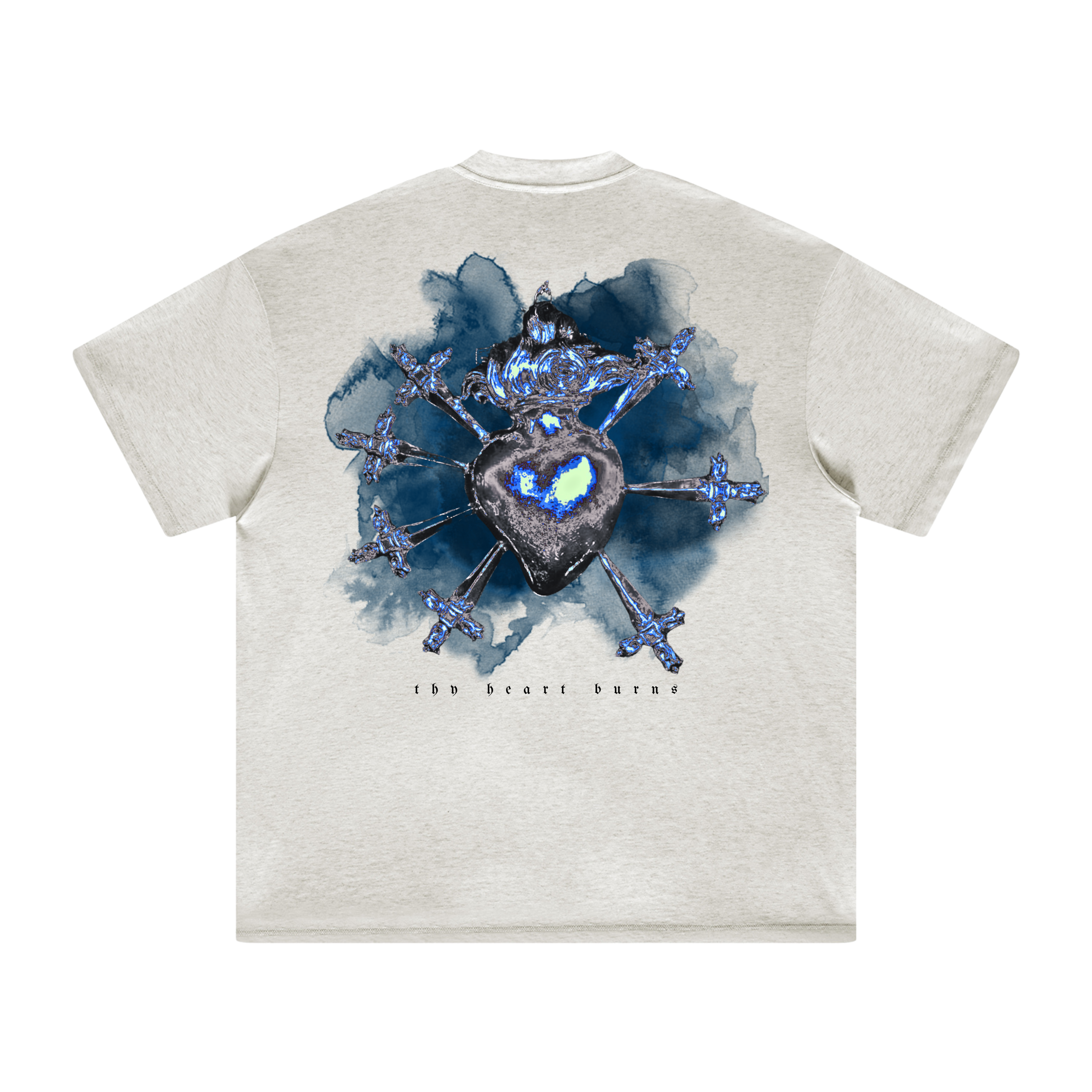 THY HEART BURNS OAT TEE